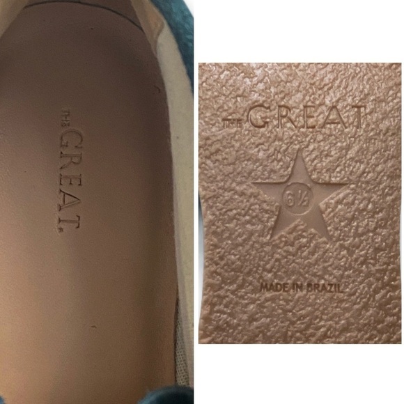 The GREAT. Trooper Chukka  Boots in evergreen suede Size 6.5, New in box - Picture 9 of 16